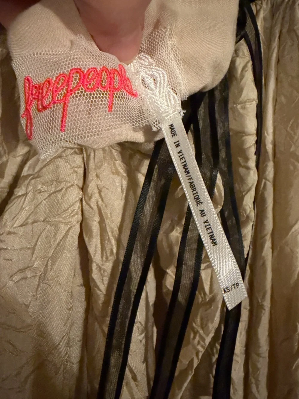 Free People Bellini Bubble Maxi Dress size 4 - Picture 6 of 8